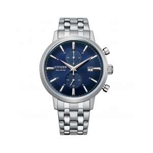 Orologio Uomo Classic Crono Eco Drive Citizen Blu CA7060-88L