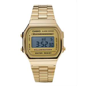 Orologio Uomo Casio Vintage Digitale Dorato A168WG-9WDF