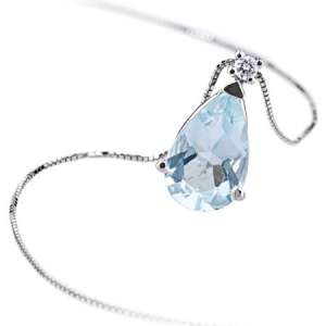 Collana girocollo Acquamarina diamante Demetra 038.249.002