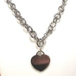 collana girocollo Cuore Argento rollò grande - immagine 3