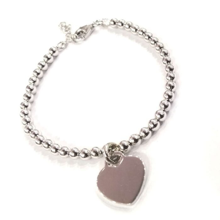 Bracciale Boule Cuore Argento Donna - immagine 3