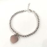 Bracciale Boule Cuore Argento Donna - immagine 4