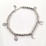Bracciale Donna Argento Pepite Charms Zirconi