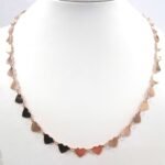 Collier Argento Rosato Cuori - immagine 3