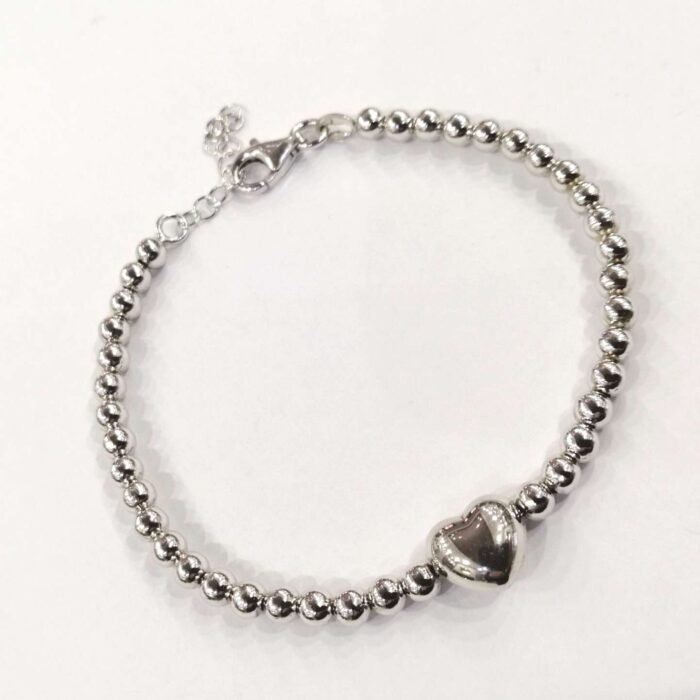 Bracciale Boule Donna Cuore Argento - immagine 4