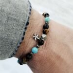 Bracciale Uomo DandyStreet Elastico Pietre dure Silver - immagine 2