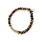 Bracciale Uomo DandyStreet Elastico Pietre dure Silver