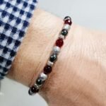 Bracciale Uomo DandyStreet Elastico Pietre dure Silver - immagine 2