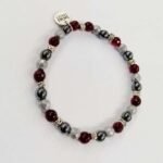 Bracciale Uomo DandyStreet Elastico Pietre dure Silver