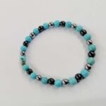 Bracciale Uomo DandyStreet Elastico Pietre dure Silver