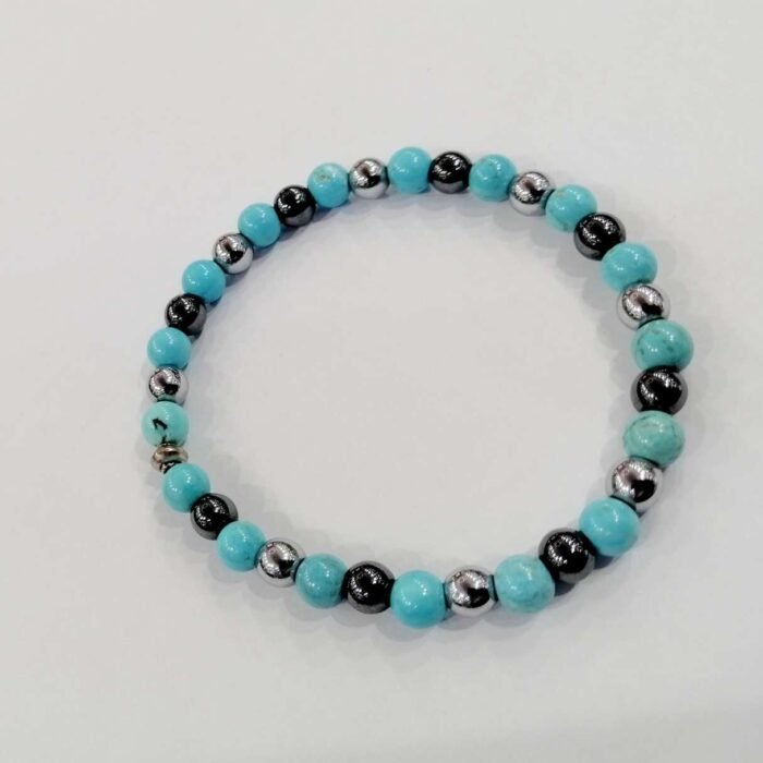 Bracciale Uomo DandyStreet Elastico Pietre dure Silver - immagine 2