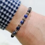 Bracciale Uomo DandyStreet Elastico Pietre dure Silver - immagine 2