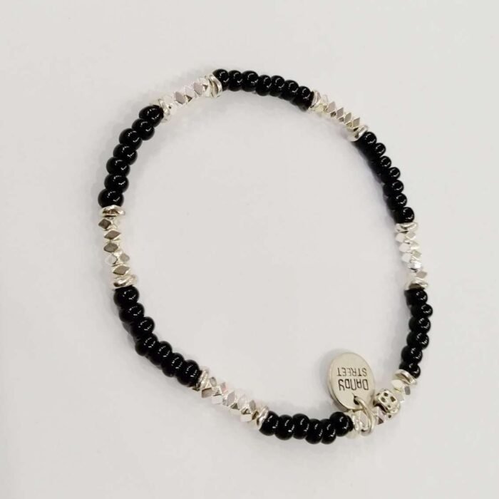 Bracciale Uomo DandyStreet Elastico Pietre dure Silver - immagine 2