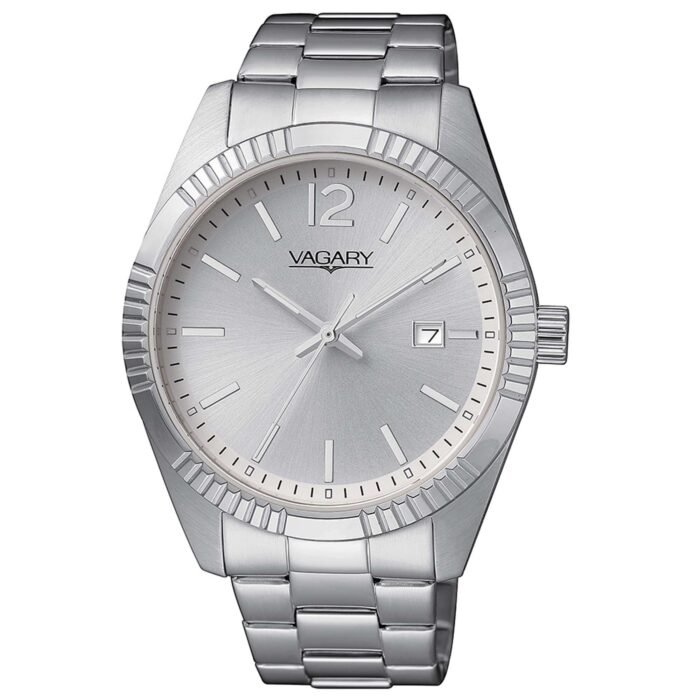 Orologio solo tempo uomo Vagary By Citizen Timeless IB9-115-11 SILVER - immagine 2