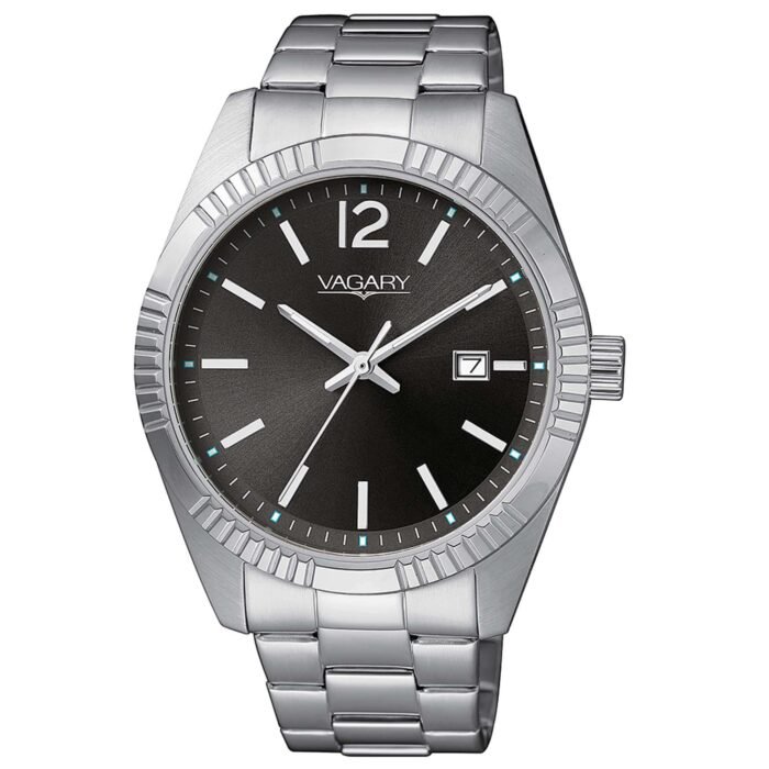 Orologio solo tempo uomo Vagary By Citizen Timeless IB9-115-61 NERO - immagine 2