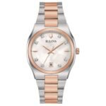 Orologio Donna Bulova Surveyor Lady bicolore rosè diamanti 98P199