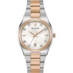 Orologio Donna Bulova Surveyor Lady bicolore rosè diamanti 98P199 - immagine 2