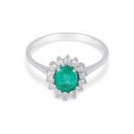 Anello Oro Smeraldo Diamanti DEMETRA MONTECARLO 119S040012W