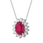 Collana Oro Rubino Diamanti Kate DEMETRA MONTECARLO 139.R.045.012.W.A2