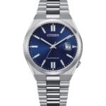 Orologio Uomo Acciaio Automatico Citizen Blu NJ0150-81L