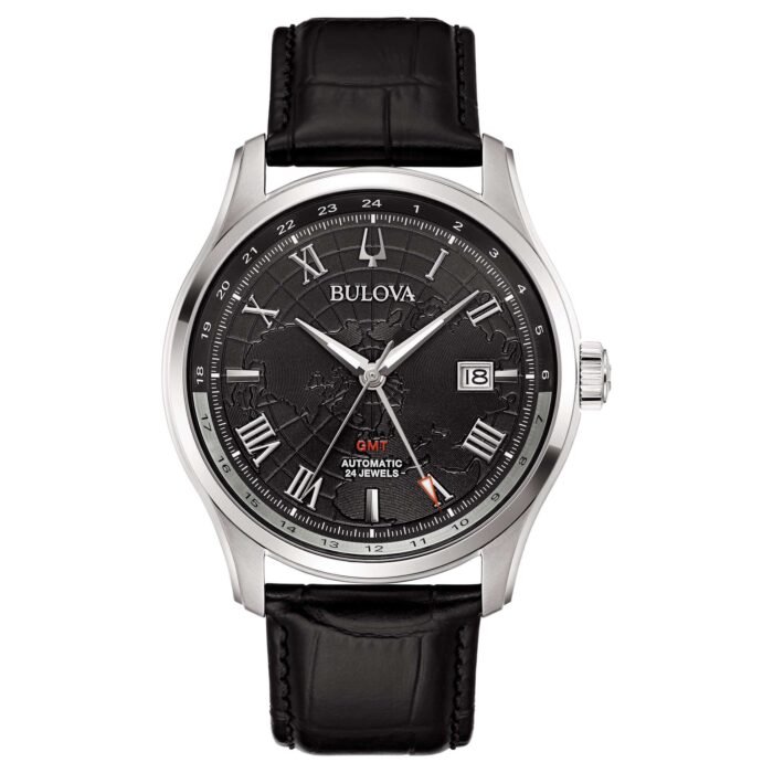 Orologio Uomo Meccanico GMT Wilton Bulova 96B387 - immagine 2
