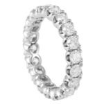 Anello Fedina Eternity Oro 9kt Diamanti Lab Grown XDIAMOND LXDAET010R4BR186