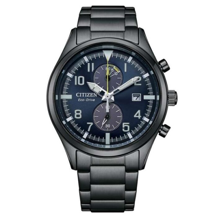 Orologio uomo Citizen CA7027-83L cronografo eco-drive PVD NERO - immagine 2