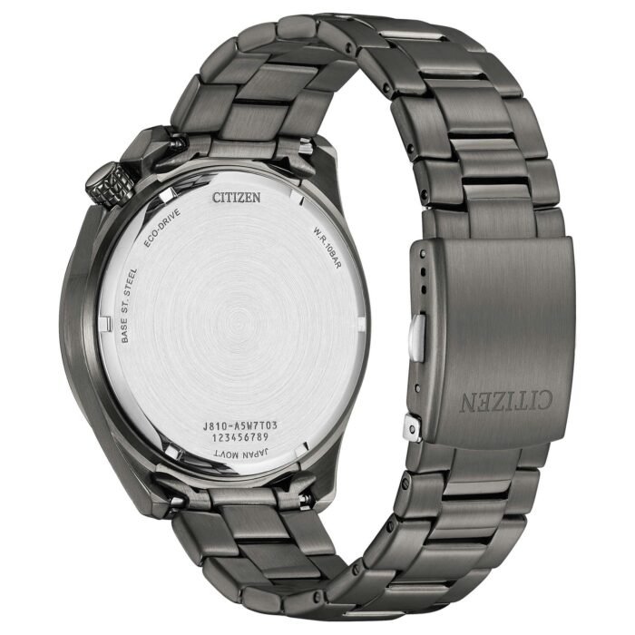 Orologio Uomo Eco Drive CITIZEN Collezione OF Seaplane Brunito Verde AW1717-81X - immagine 2
