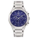 Orologio Uomo Cronografo quarzo Precisionist Curv Dress 96A302 Blu
