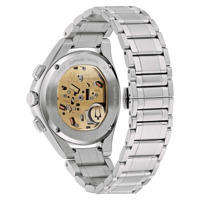 Orologio Uomo Cronografo quarzo Precisionist Curv Dress 96A302 Blu - immagine 2