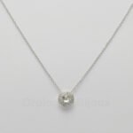 Collana girocollo  fantasia con diamante taglio brillante