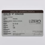 Diamante Certificato in Blister BIBIGI' 009 GVS - immagine 3
