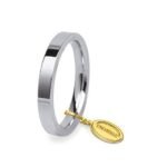 Fede Comoda UNOAERRE Cerchio di Luce 3,5mm 35AFC2 oro bianco