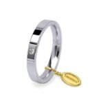 Fede Comoda UNOAERRE Cerchio di Luce 3,5mm 35AFC2/001 oro bianco Dia