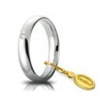 Fede Comoda UNOAERRE 4 mm 30AFC1001  oro bianco dia