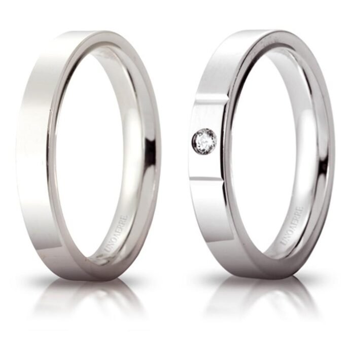 Fede Comoda UNOAERRE 3 mm 30AFC1 oro bianco - immagine 5
