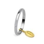 Anello Fede Classica UNOAERRE  g3  oro bianco 30AFN1