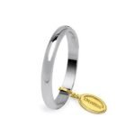 Anello Fede Classica UNOAERRE g4 oro bianco 40AFN1
