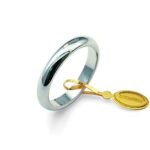 Anello Fede Classica UNOAERRE g5 oro bianco 50AFN1