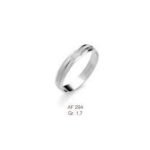 Anello Fedina classica UNOAERRE g1,70 oro bianco AF294 - immagine 2