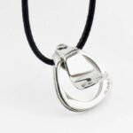Collana argento  LA LINGUETTA NECK Modello: LLN-AgRhZ001