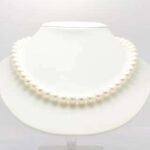 Collana Perle  9/10 mm Demetra Fresh Water Oro Bianco - immagine 3