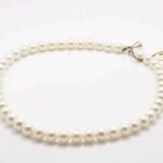 Collana Perle  9/10 mm Demetra Fresh Water Oro Bianco - immagine 4
