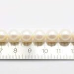 Collana Perle  9/10 mm Demetra Fresh Water Oro Bianco - immagine 5