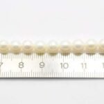 Collana Perle  6/6,5 mm Demetra  Fresh Water Oro Bianco - immagine 4