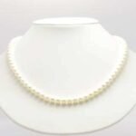 Collana Perle  5/5,5 mm Demetra Monte CarloI Fresh Wather Oro Bianco - immagine 2