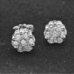 Orecchini Punto luce Diamanti Corona effetto solitario ORDH046 - immagine 3