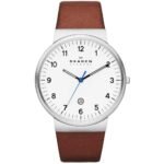 Orologio uomo Skagen ANCHER SKW6082  Acciaio Pelle