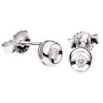 Orecchini Oro 18 kt Punto luce diamante Demetra Monte Carlo  021.134.004