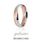 FEDE UNOAERRE GALASSIA COLLEZIONE FEDI 9.0 IN ORO BIANCO E ROSA REF. 050AFC009/0000
